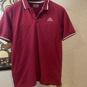 Kappa polo shirt size XXL maroon in color very comfortable polo.